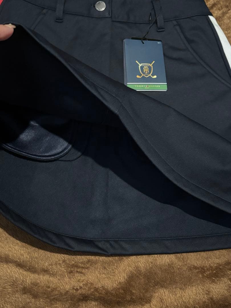 新品   GOLF スカート 紺