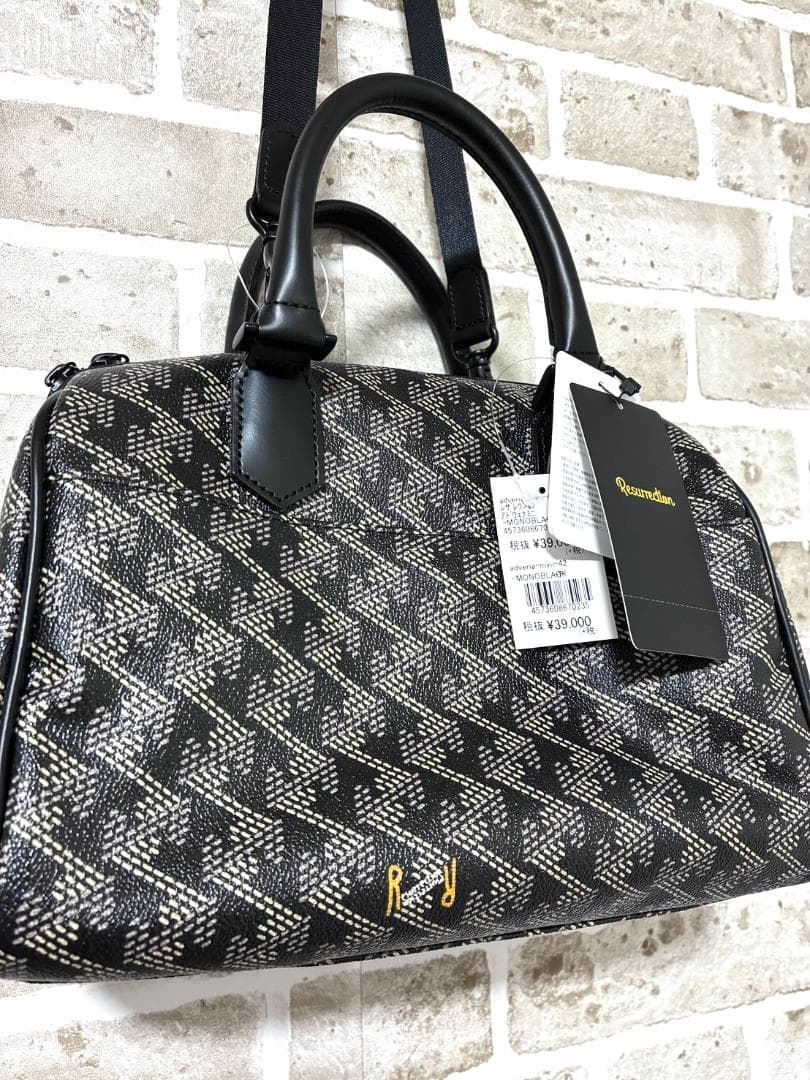 【限定1個】新品 レザレクション 本革 ハンドバッグ アドウェナミニ ブラック