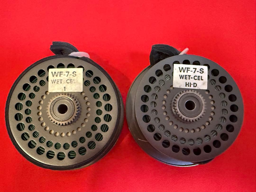 ORVIS ★☆ オービス フライリール 2個 革ケース付き 正常作動未確認