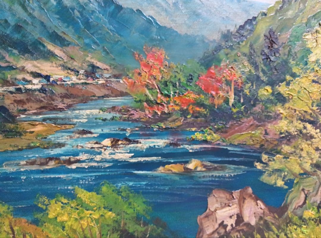 羽沢清水のF12号油彩が逸品です