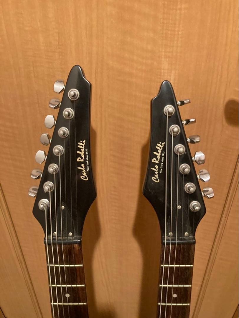 メーカー不明ダブルネックギター