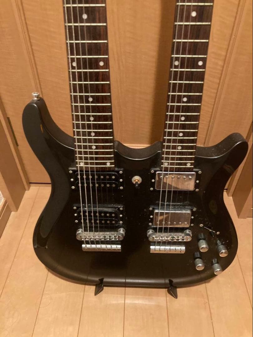 メーカー不明ダブルネックギター