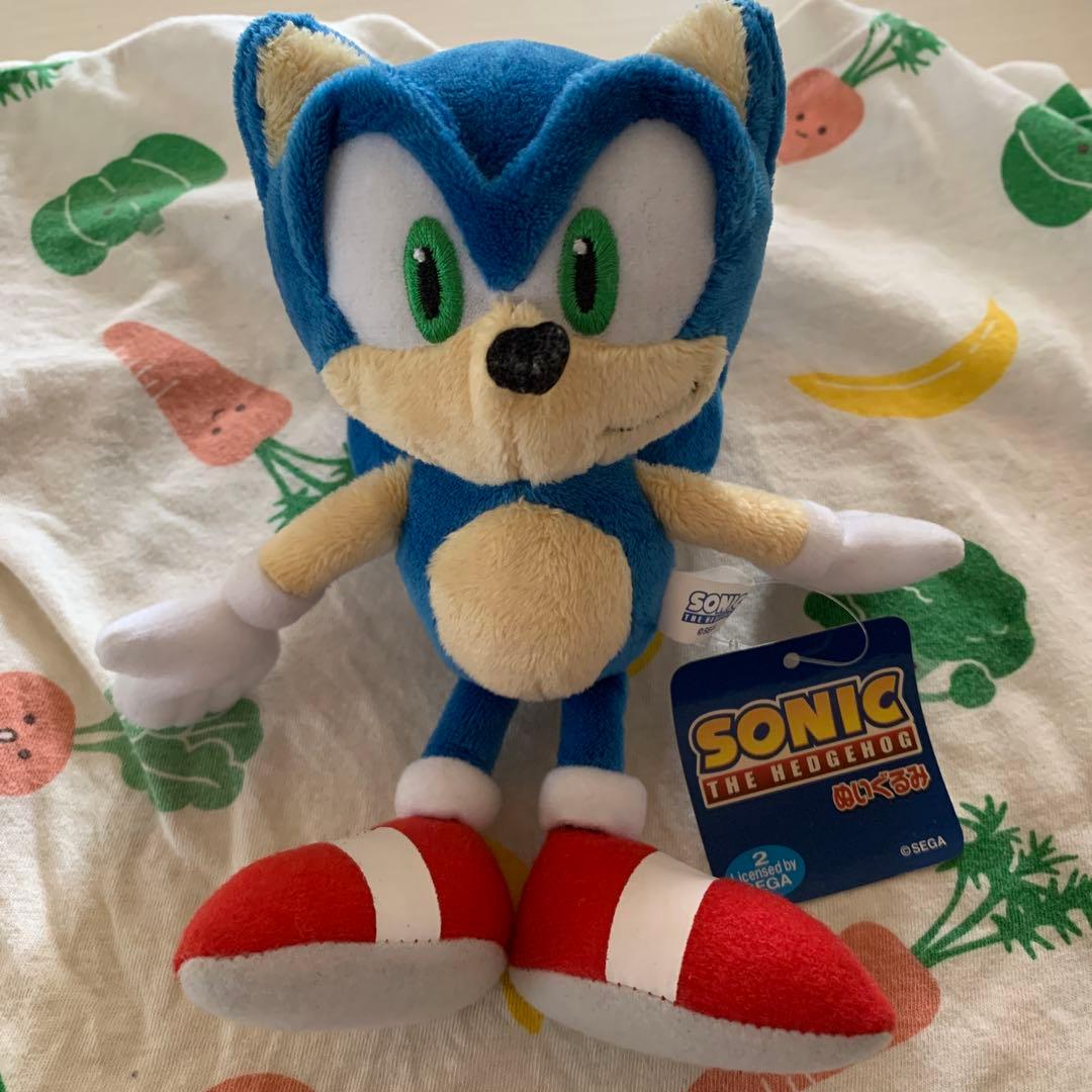 SONIC SEGAソニックザヘッジホッグ　ぬいぐるみ　三英　S