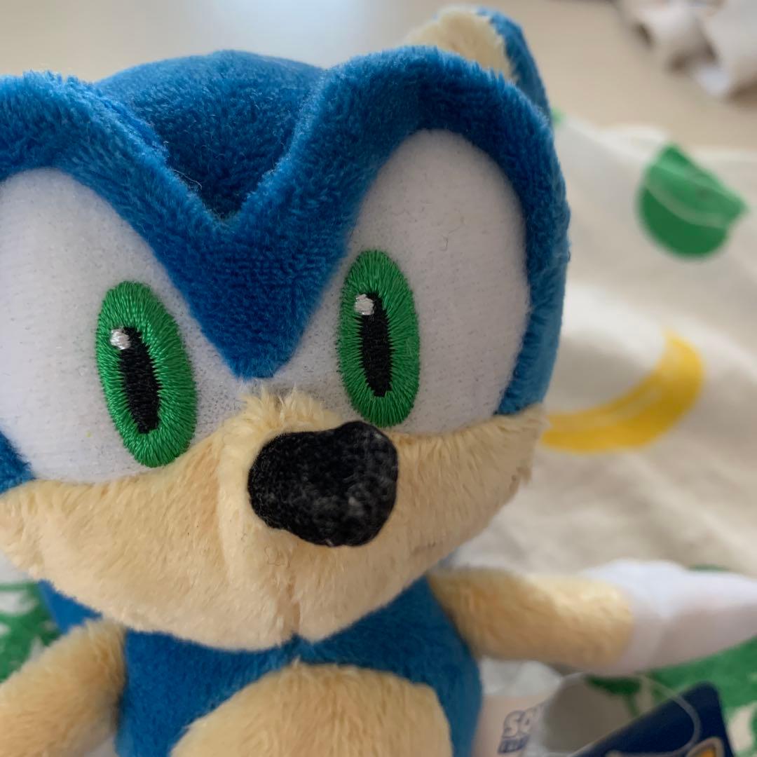 SONIC SEGAソニックザヘッジホッグ　ぬいぐるみ　三英　S