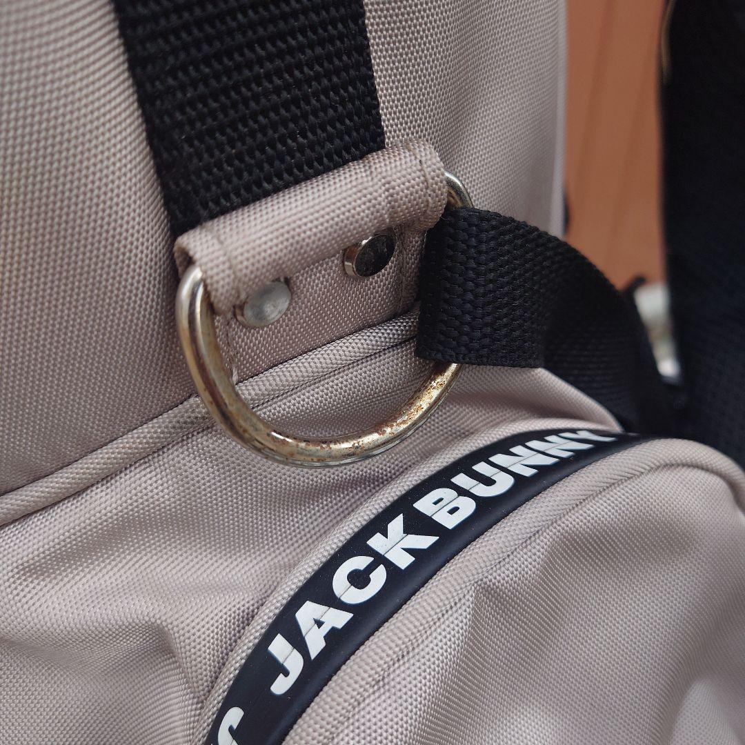 【特価】JACKBUNNY スタンド付きキャディバッグ ベージュ