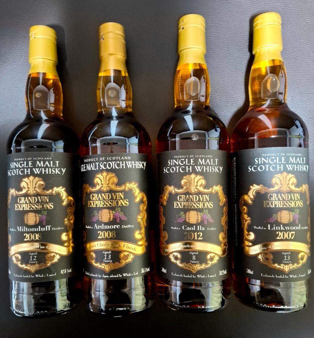 ミルトンダフ アードモア カリラ リンクウッド限定販売スコッチ ４本 未開封