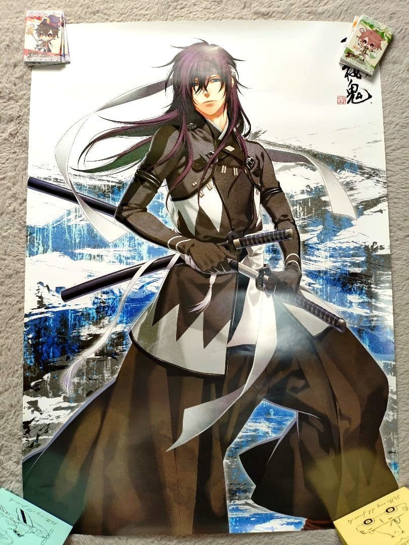 薄桜鬼 合戦 B2ポスター カズキヨネ 8枚セット C77 コミケ 未使用