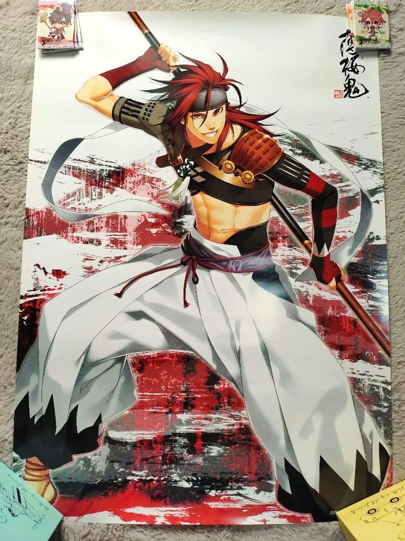 薄桜鬼 合戦 B2ポスター カズキヨネ 8枚セット C77 コミケ 未使用