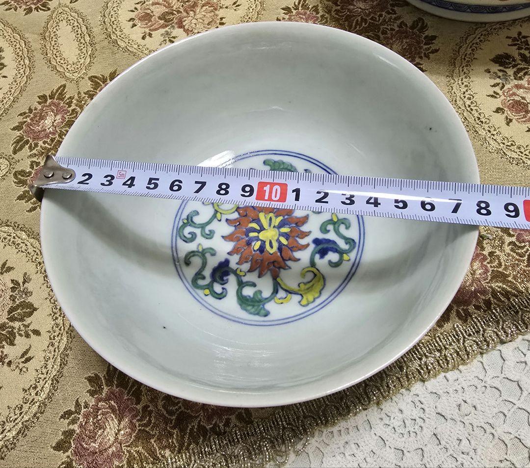 大清光緒年製 花柄鉢