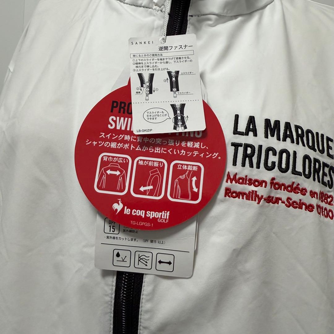 【新品タグ付】ルコックゴルフ ウィンドブレーカー LL QGMSJK18AP ⑽