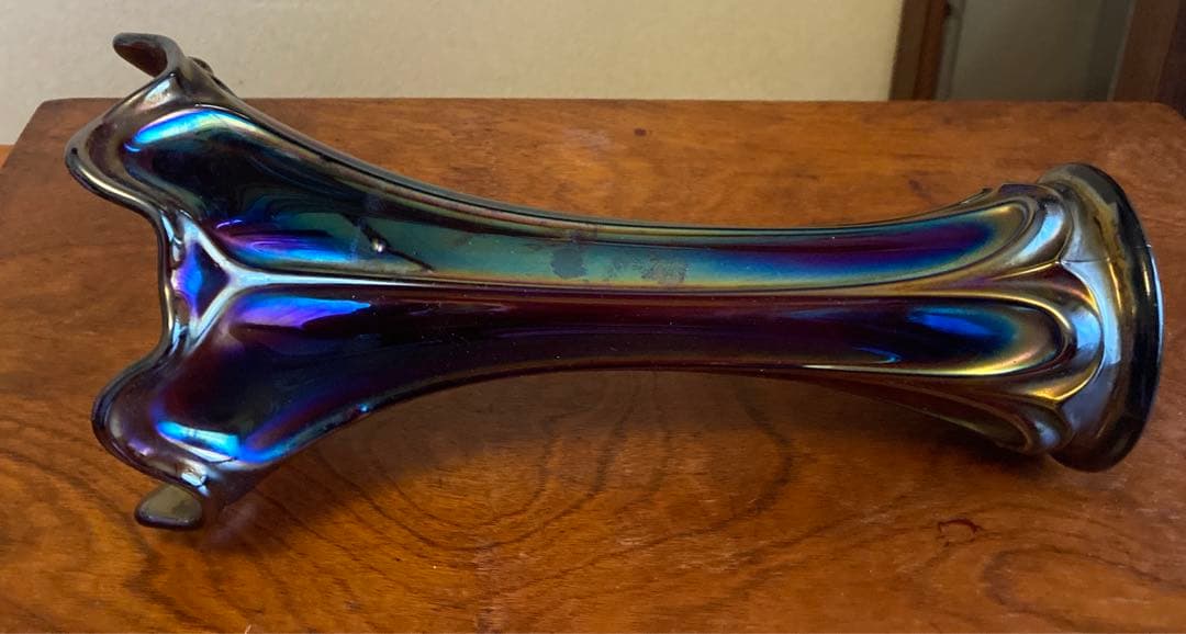 Fenton社 オ-ルドフェントン カーニバル 花瓶 USA