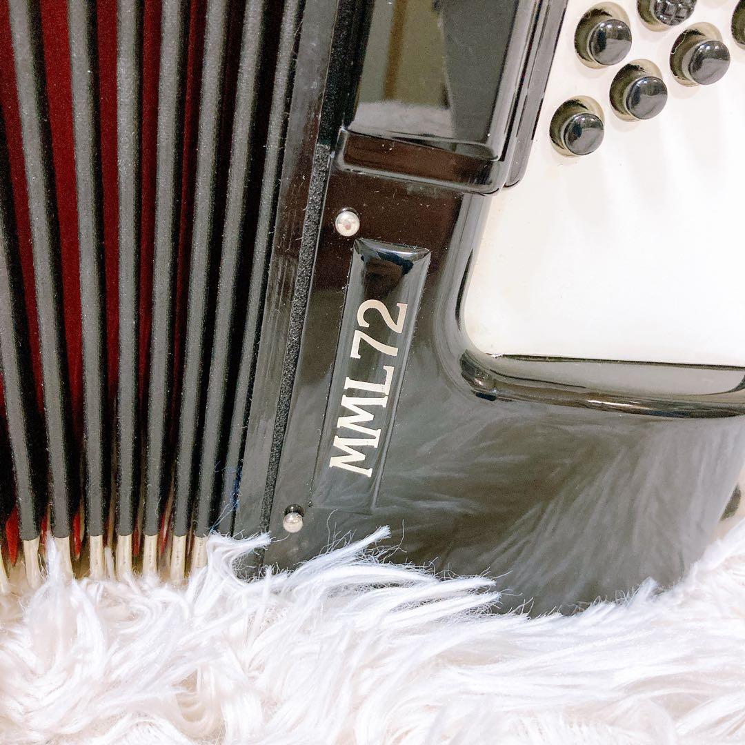 ドイツ製　ヘスミューラー　MML72 初心者オススメアコーディオン　鍵盤楽器