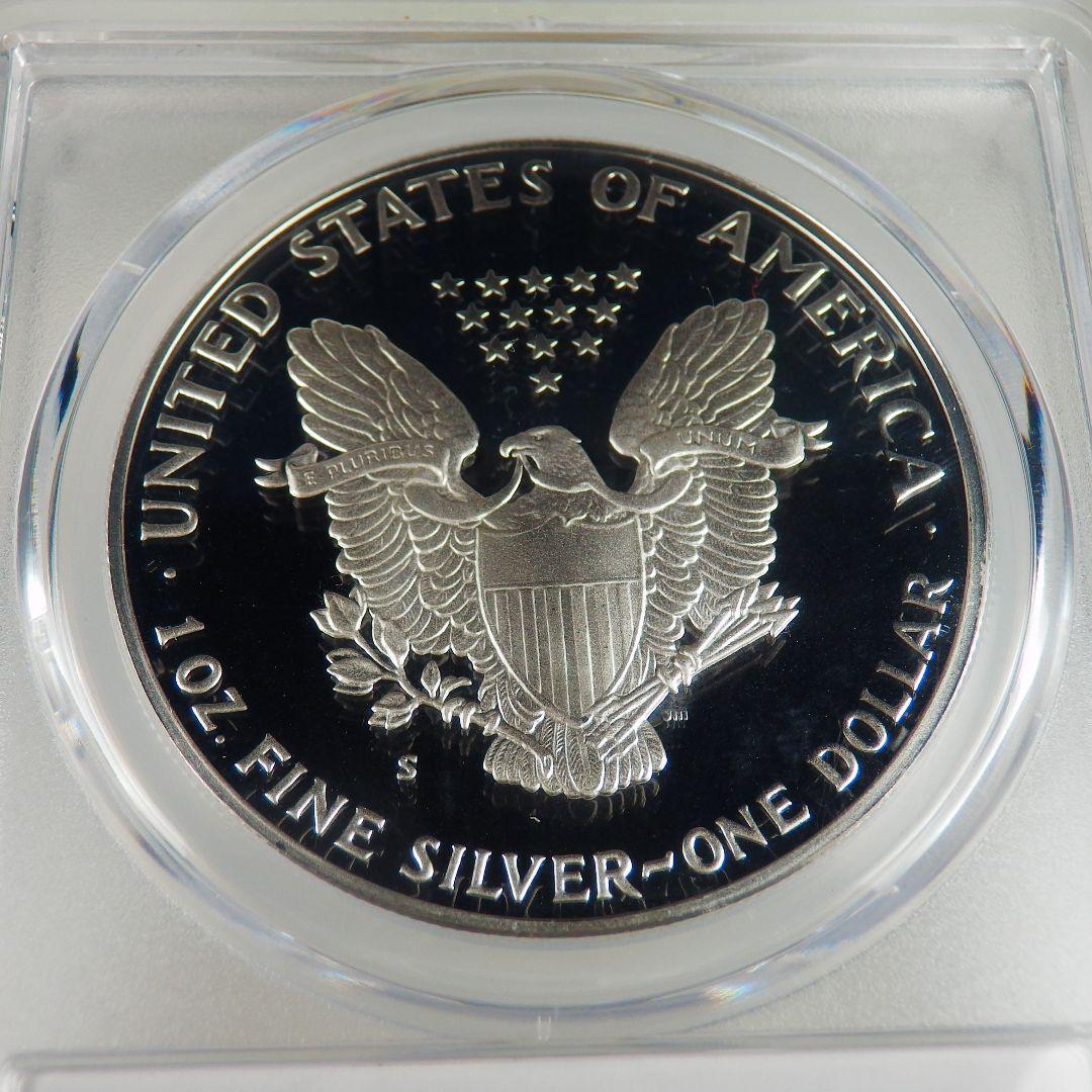 1986年 イーグル銀貨PR70DCAM 《美しい》 1