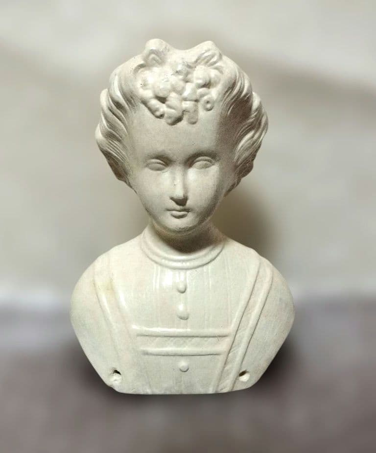 日曜迄◆希少＆刻印有 パリアンショルダーヘッドドール　チャイナヘッドドール