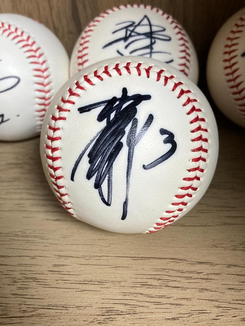 福岡ダイエーホークス 直筆サイン入りボール 4個セット
