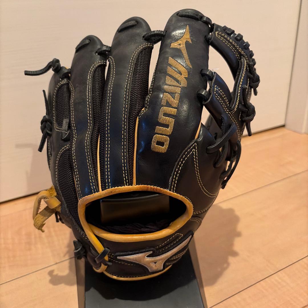 Mizuno ISA I 軟式グローブ ブラック/イエロー