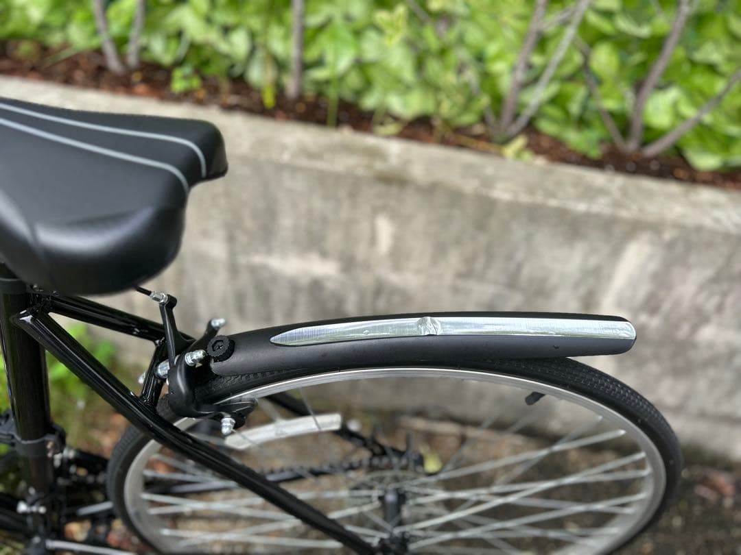 【ぶらんこっこ】クロスバイク自転車21段変速 700C 27インチ相当 黒