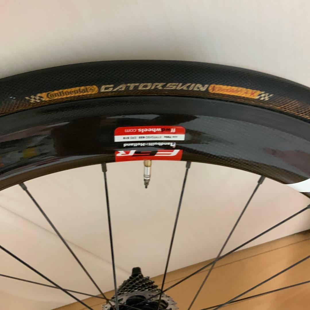 FF 完組ホイール 前後セット700C ブラック/レッド 即購入 超超特別価格