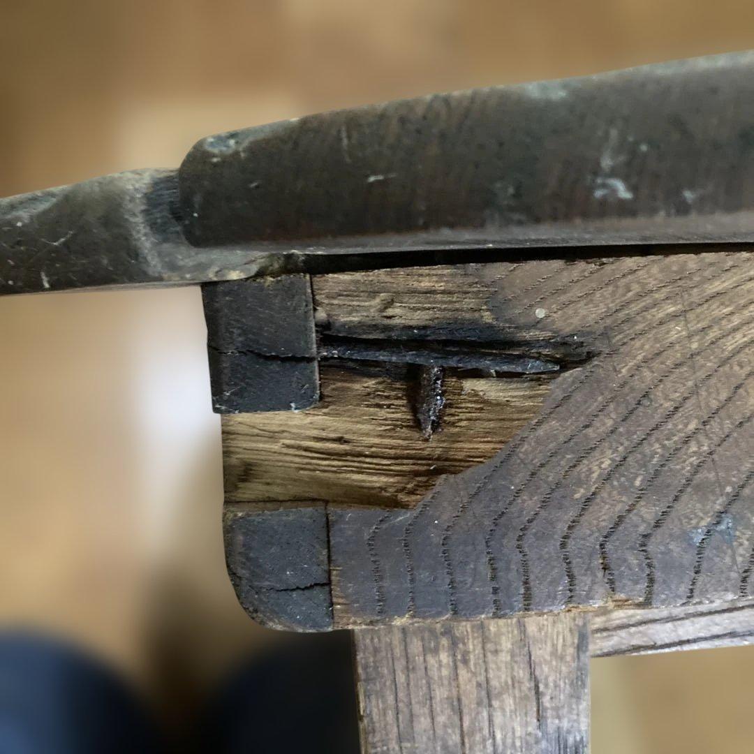 木製円形座卓 脚付き