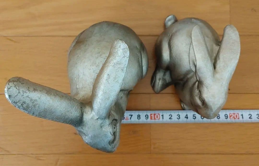 干支　ウサギの置物セット