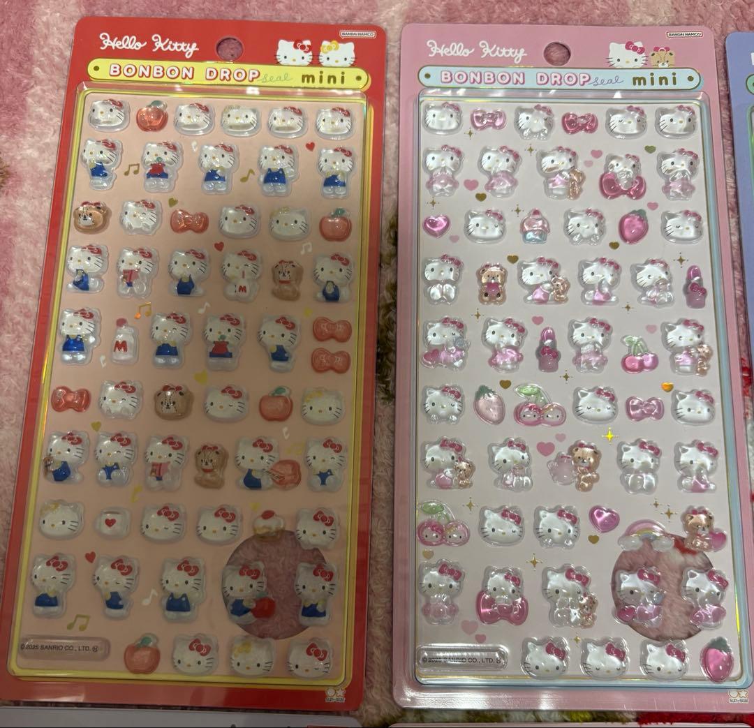 サンリオ　ボンボンドロップシールミニ　miniコンプリートセット