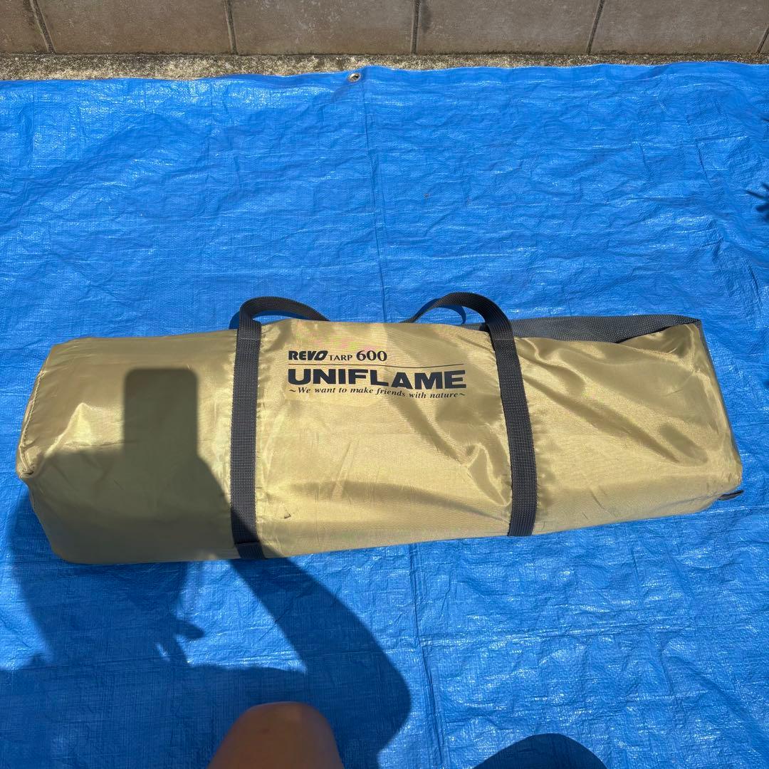 未使用　ほぼ新品　ユニフレーム　REVOタープ600