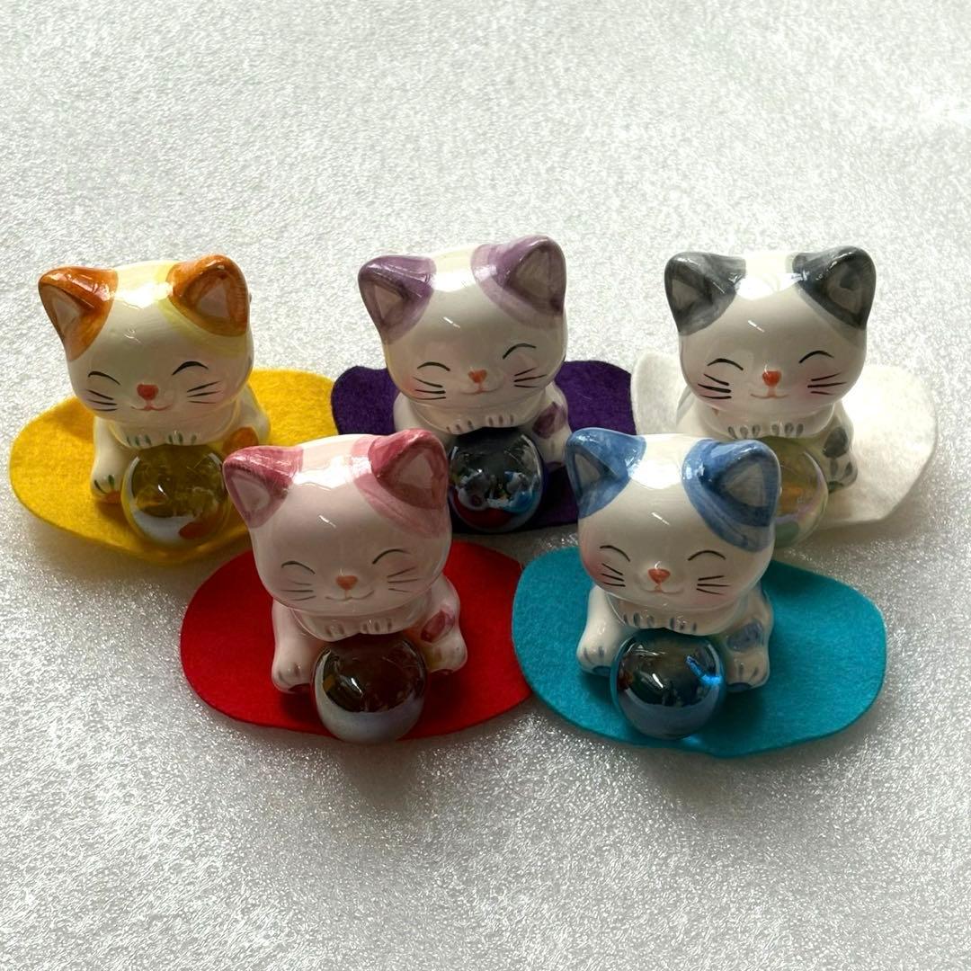 風水ハッピーキャット5匹　新品未使用