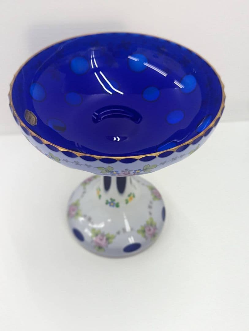 ボヘミアガラス　コンポート