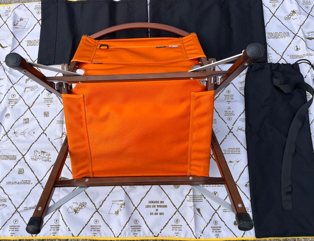 カーミットチェア同規格品　ナチュモン　マイスターシート　オレンジ