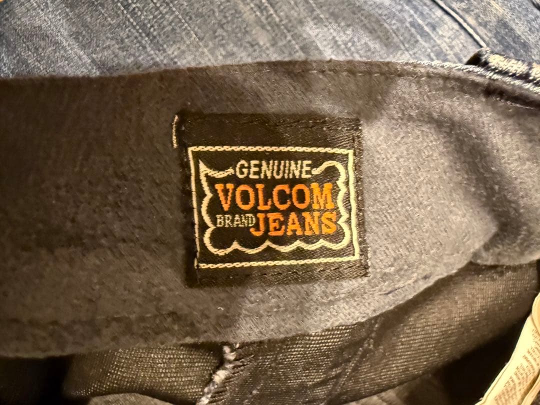 ボルコムVOLCOMオールド加工 デニム フレアパンツ スノーボードパンツ