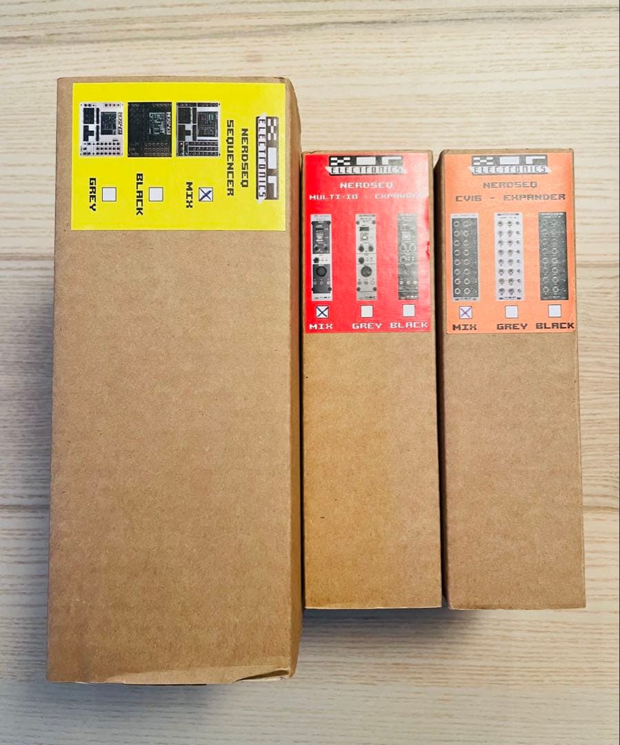 S*e様 Nerdseq + Multi IO +CV16エクスパンダー　モジュ