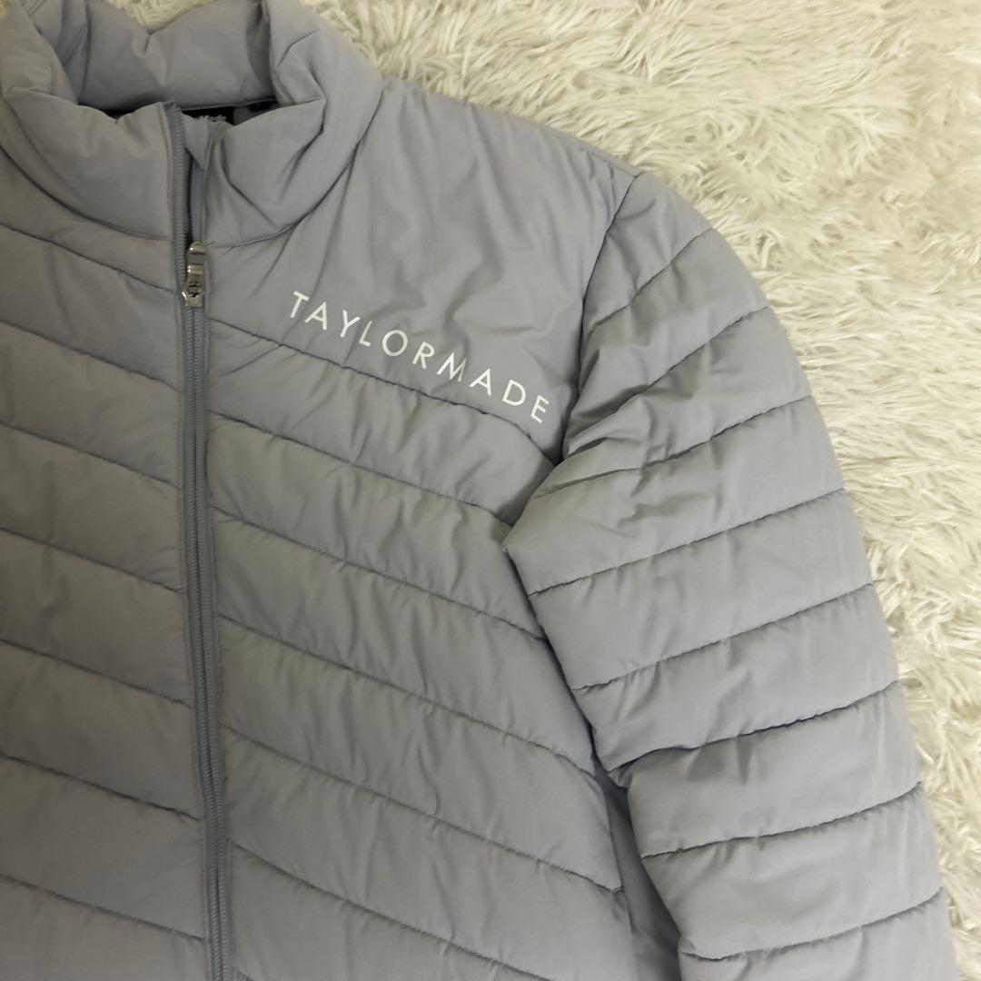 【未使用級】TaylorMade ライトグレー 中綿ジャケット　ゴルフ