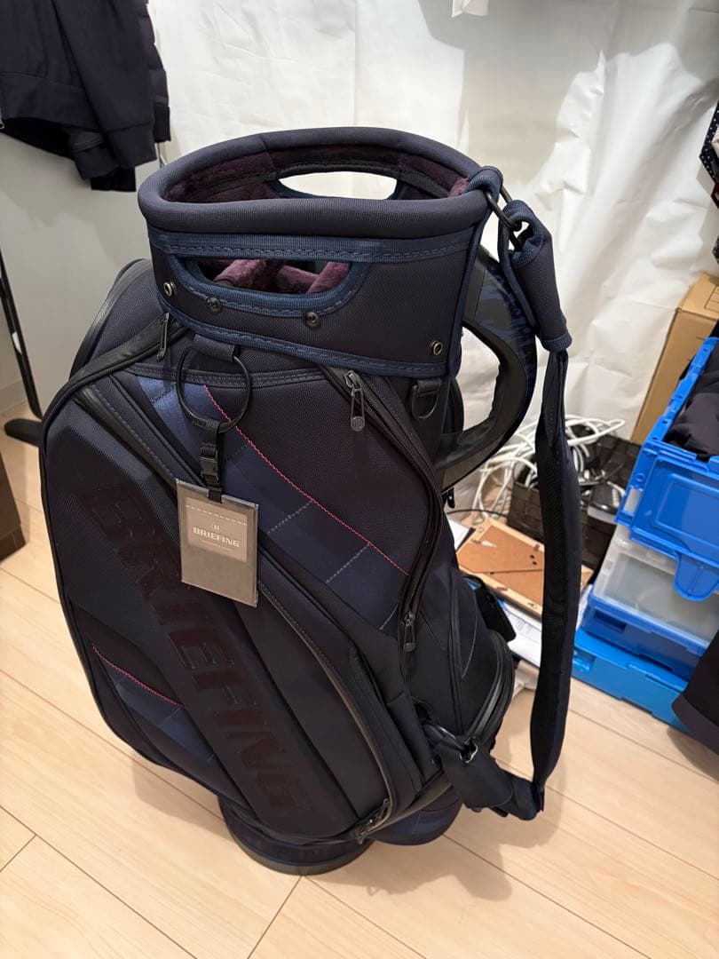 ブリーフィング　ネイビー ゴルフキャディバッグ　CR3➕ネイビードライバーカバー