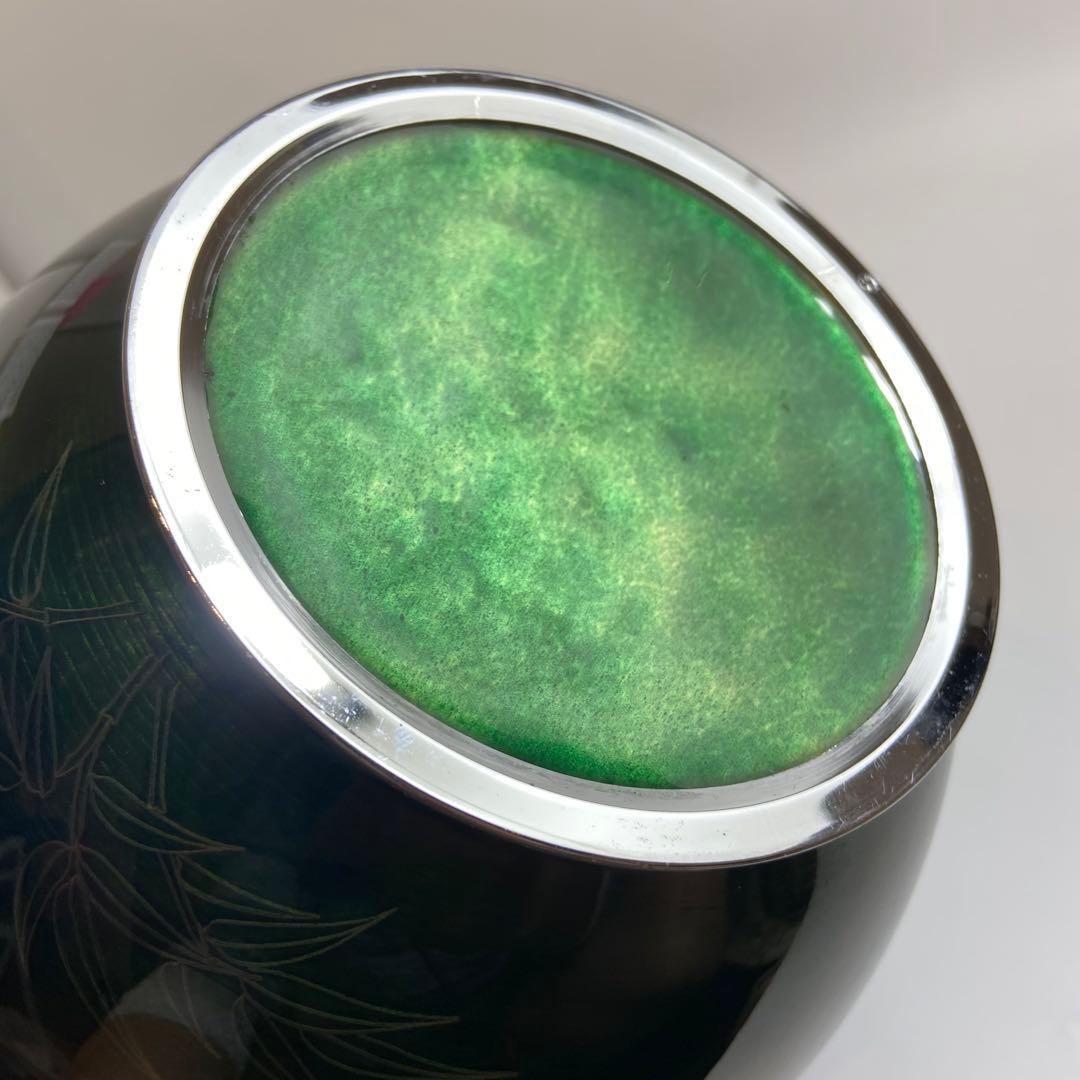 安藤七宝店造 七宝花瓶 壺 花瓶 置物