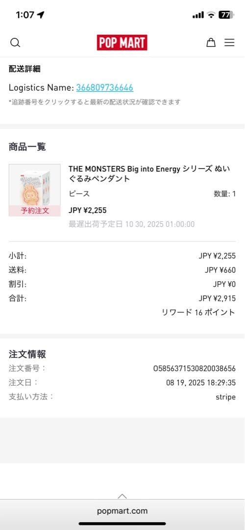 【正規品】 Labubu Big into Energy ラブブ　シークレット