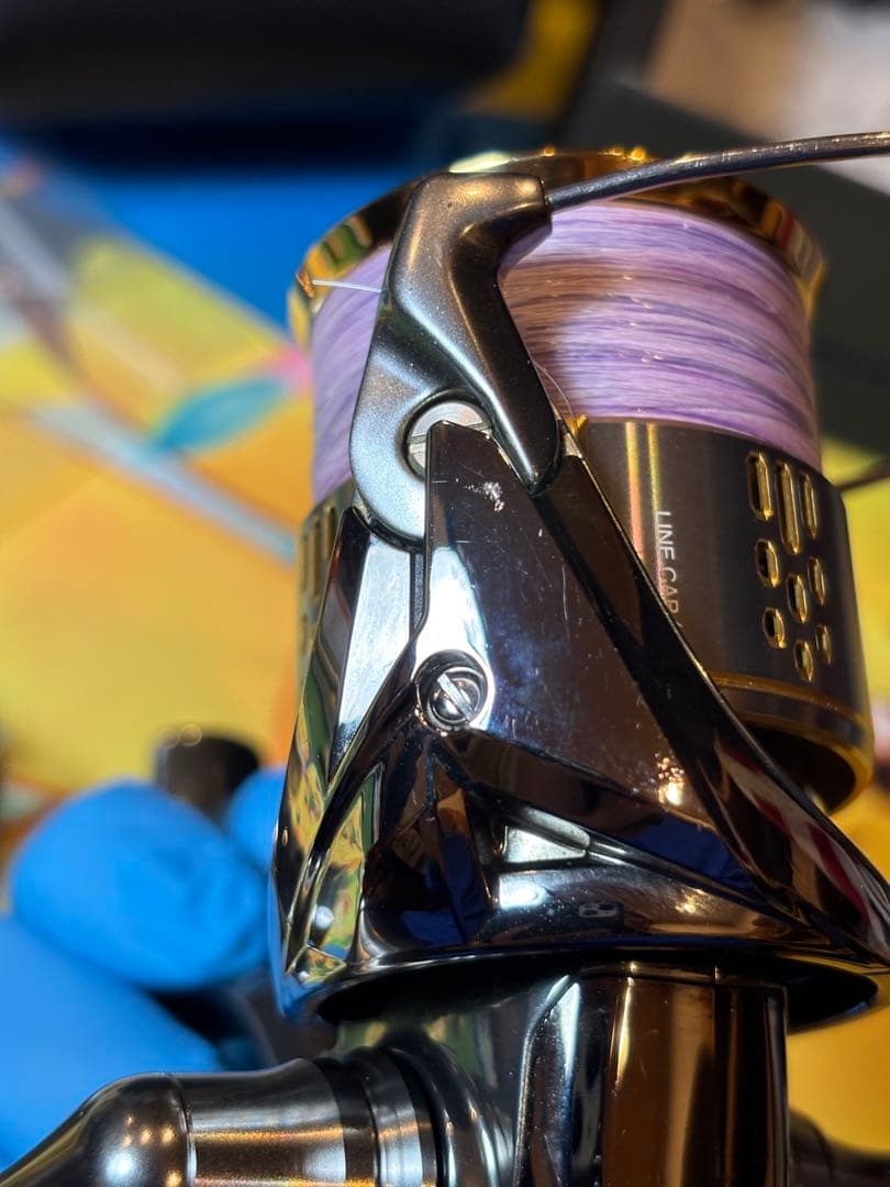 シマノ18 ステラ 2500S 夢屋スプールPE0815 LIVRE ノブ