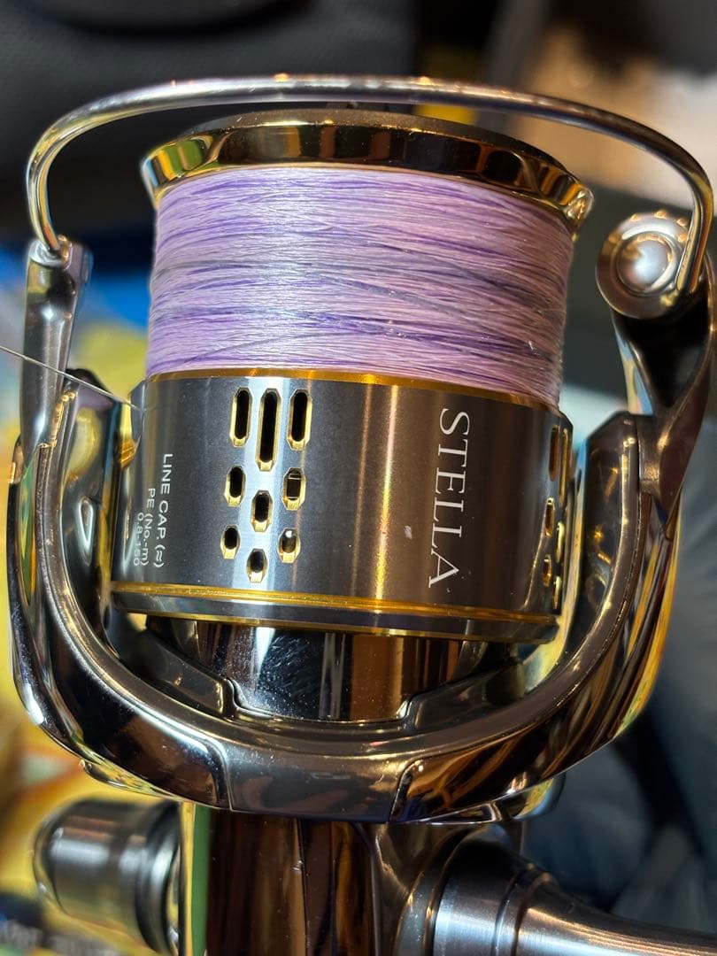 シマノ18 ステラ 2500S 夢屋スプールPE0815 LIVRE ノブ