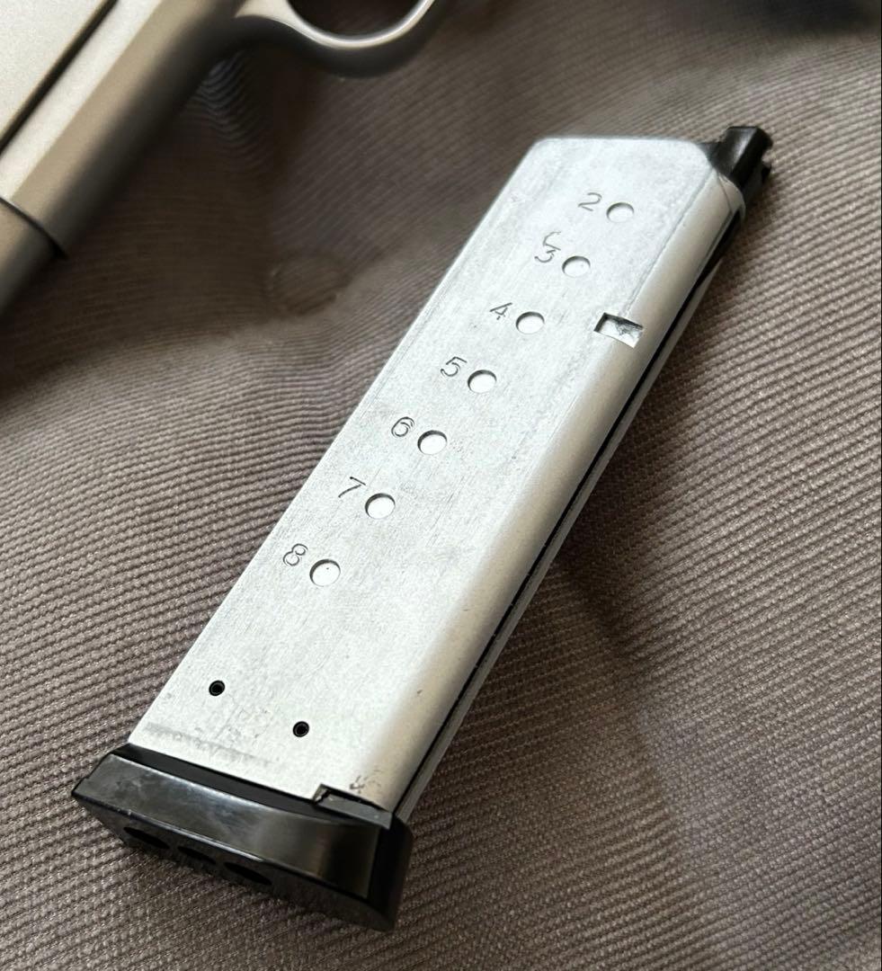 【WA】KIMBER SIS CUSTUM オールシルバー【ロス市警モデル】