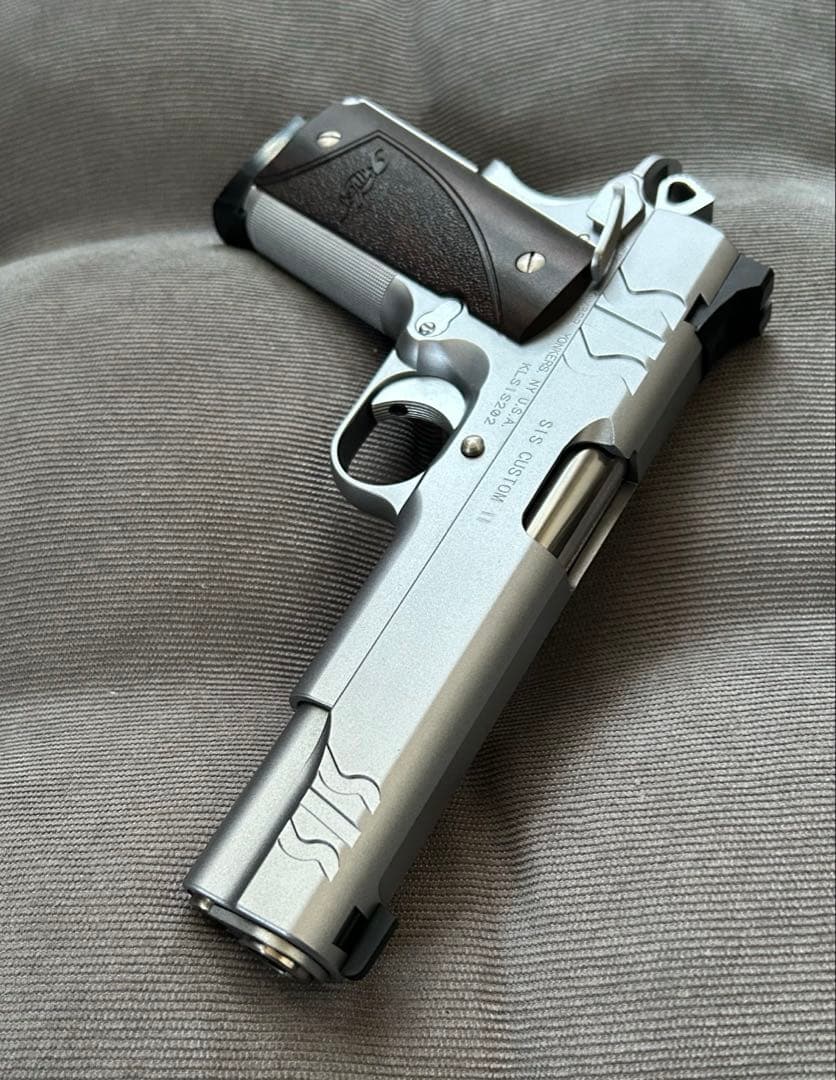 【WA】KIMBER SIS CUSTUM オールシルバー【ロス市警モデル】