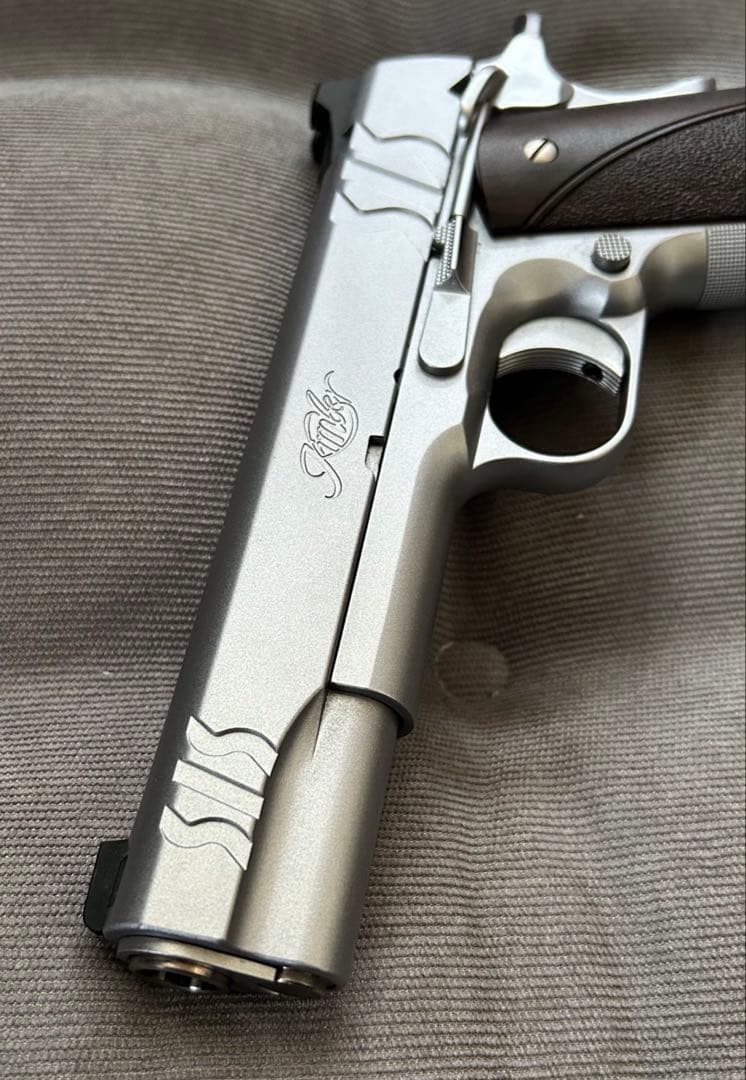 【WA】KIMBER SIS CUSTUM オールシルバー【ロス市警モデル】