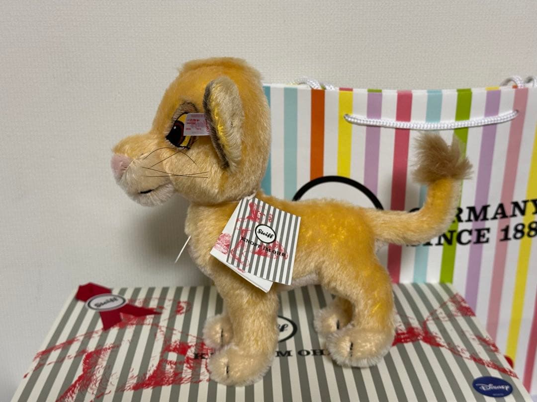 【数量限定生産品】シンバ　Steiff ライオンキング　ぬいぐるみ