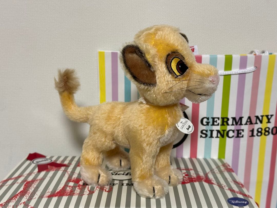 【数量限定生産品】シンバ　Steiff ライオンキング　ぬいぐるみ