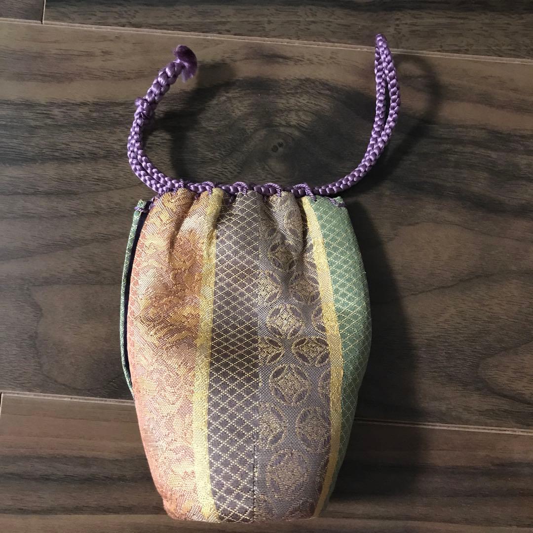 美濃伊賀耳付茶入 加藤弥右衛門 仕服 共箱付き