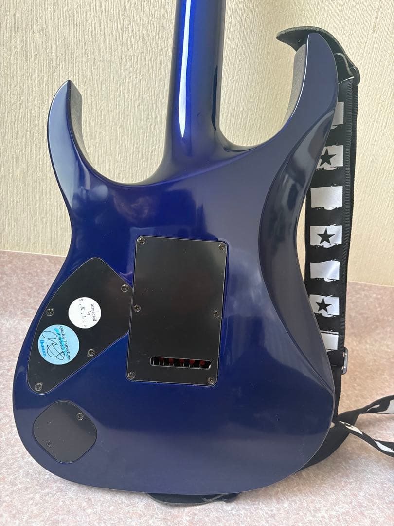 Ibanez エレキギター ダークブルー ストラップ付き　極美品・動作確認済み