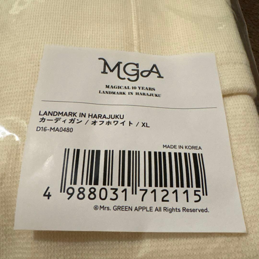 ミセスグリーンアップル ランドマーク 原宿 カーディガン / オフホワイト　XL