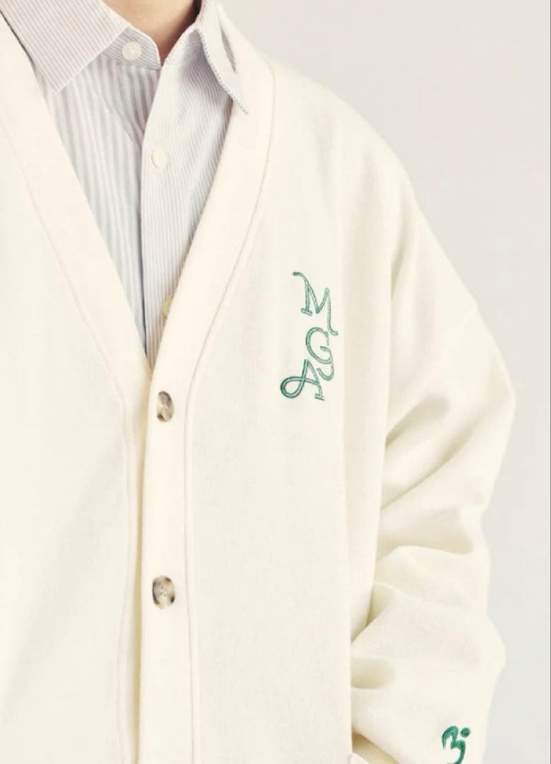 ミセスグリーンアップル ランドマーク 原宿 カーディガン / オフホワイト　XL