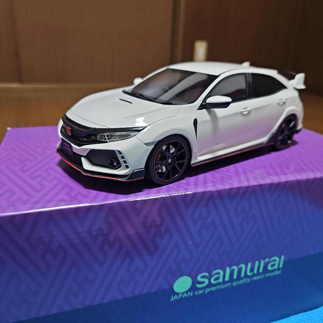 京商 サムライ 1/18 ホンダ シビック タイプR チャンピオン ホワイト