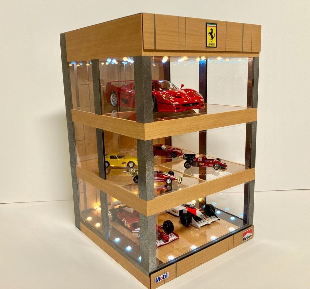 ぐげみ・1/18展示・特殊S&W(#1)・ディスプレーBOX/ネオジオラマ