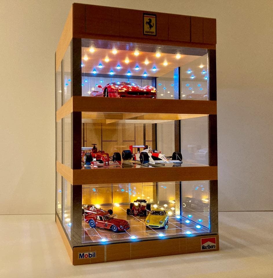 ぐげみ・1/18展示・特殊S&W(#1)・ディスプレーBOX/ネオジオラマ