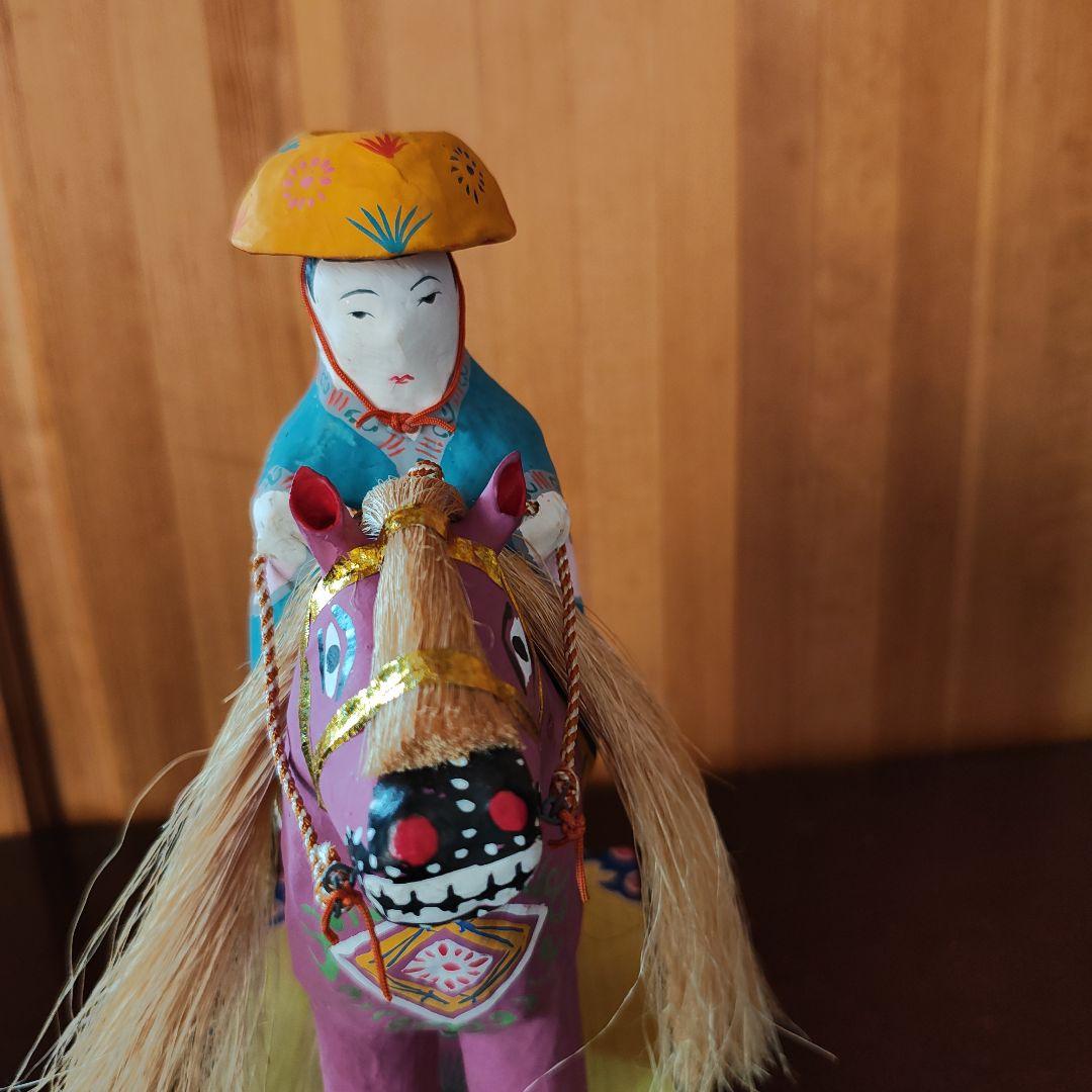 廃絶！貴重！ チンチン馬　琉球張子　古倉保文 年賀切手に起用！